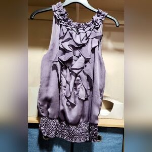 HeartSoul Lavender Ruffled Top